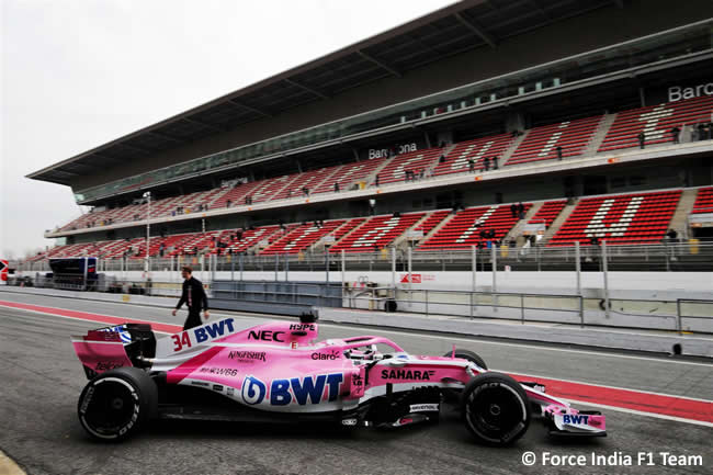 Sahara Force India - VJM11 - 2018 - Pista - Nikita Mazepin #34