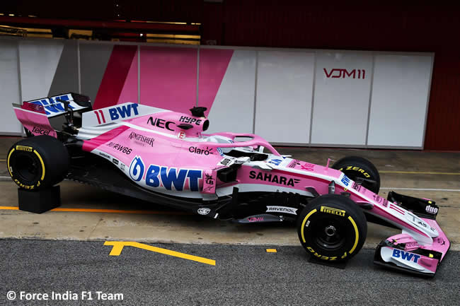 Sahara Force India - VJM11 - 2018 - Presentación