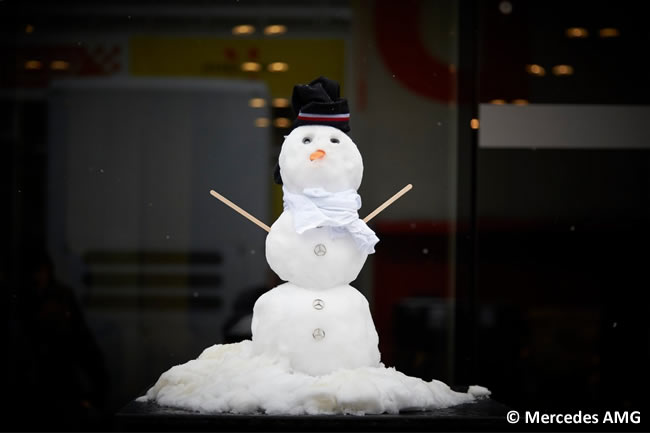 Mercedes - Snowman - F1 - Test Pretemporada 1 - Día 3 - 2018 