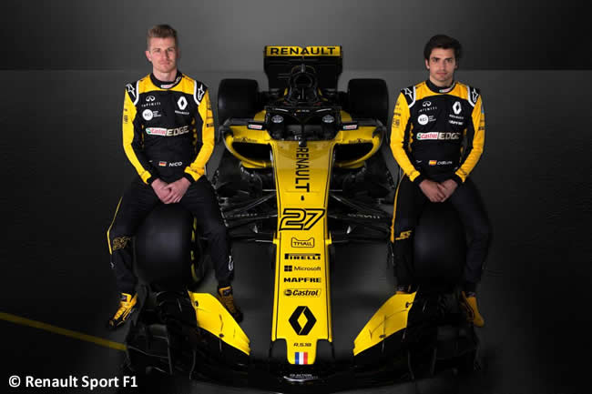 Renault Sport - 2018 - RS18 - Frontal - Carlos Sainz - Nico Hulkenberg