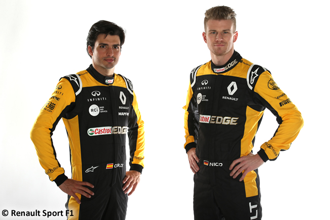 Renault Sport - 2018 - Pilotos - Carlos Sainz - Nico Hulkenberg