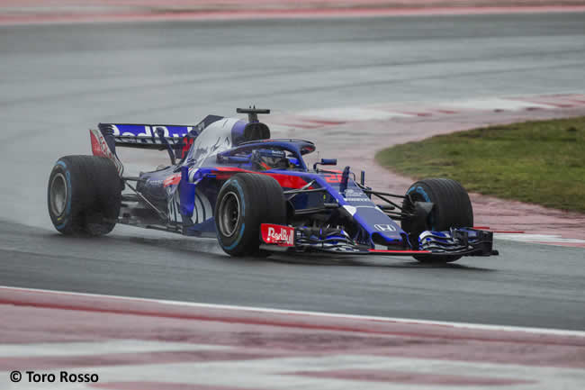 Scuderia Toro Rosso - STR13 - Lateral - Pista - Brendon Hartley