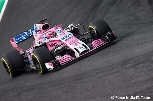 Test Barcelona 1 - Día 2 - Force India - VJM11 - Esteban Ocon