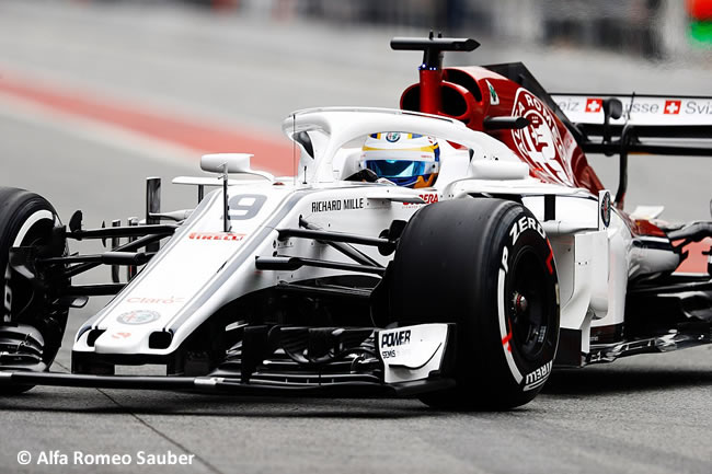 Test Barcelona 1 - Día 1 - Alfa Romeo - Sauber - Marcus Ericsson