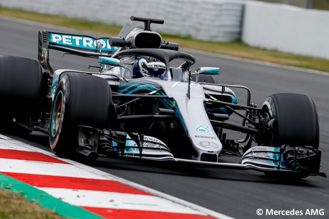 Test Barcelona 1 - Día 1 - Mercedes AMG - W09 - Valterri Bottas