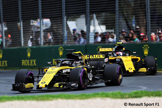 Nico Hulkenberg - Carlos Sainz - Renault Sport - Carrera - Gran Premio de Australia 2018