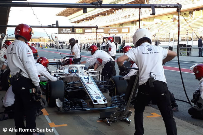 Test Barcelona 2 - Día 1 - Sauber - Marcus Ericsson