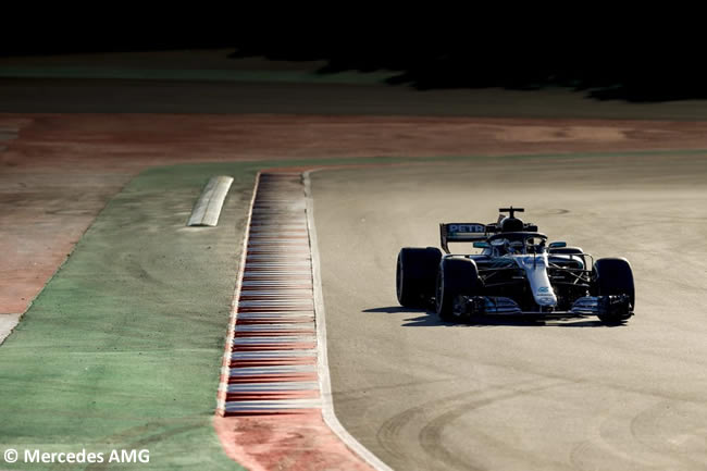 Test Barcelona 2 - Día 1 - Mercedes - Valtteri Bottas