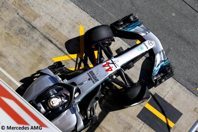 Test Barcelona 2 - Día 2 - Mercedes AMG - Lewis Hamilton