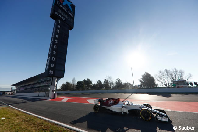 Test Barcelona 2 - Día 2 - Alfa Romeo - Suaber - Charles Leclerc