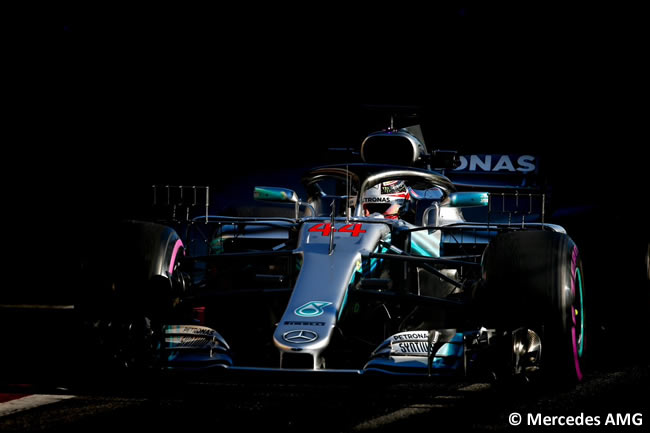 Test Barcelona 2 - Día 2 - Mercedes AMG - Lewis Hamilton