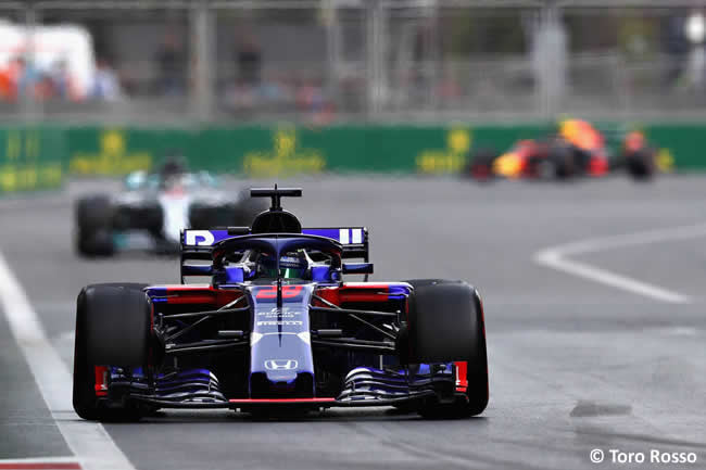 Brendon Hartley - Toro Rosso - Carrera - GP - Azerbaiyán, Bakú 2018