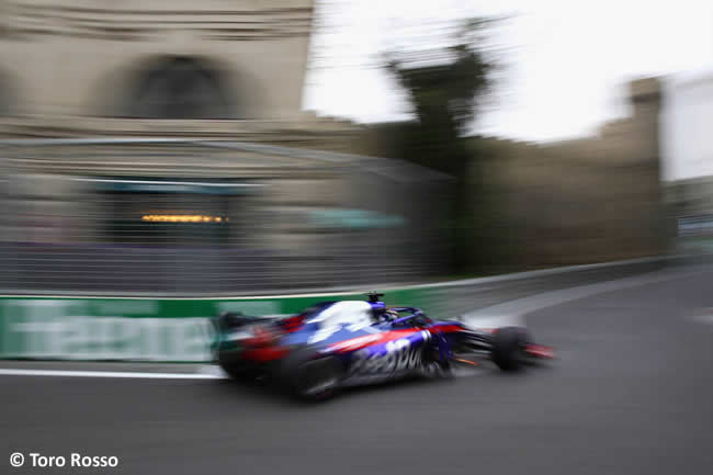 Brendon Hartley - Toro Rosso - Entrenamientos GP - Azerbaiyán, Bakú 2018