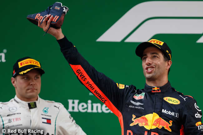 Daniel Ricciardo - Red Bull Racing - GP China 2018 - Victoria - Domingo - Podio