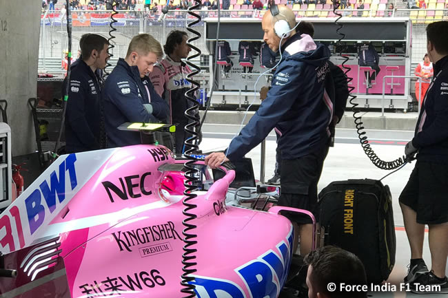 Esteban Ocon - Force India- GP China 2018 - Viernes