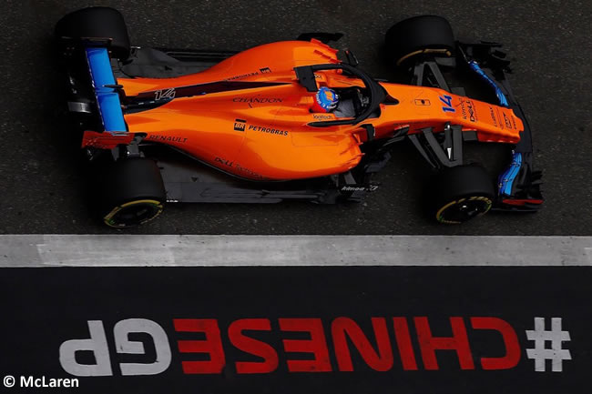 Fernando Alonso - McLaren- GP China 2018 - Viernes