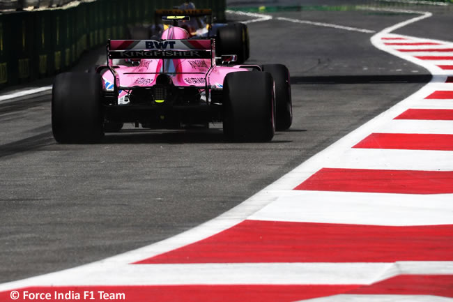 Force India - Entrenamientos GP - Azerbaiyán, Bakú 2018