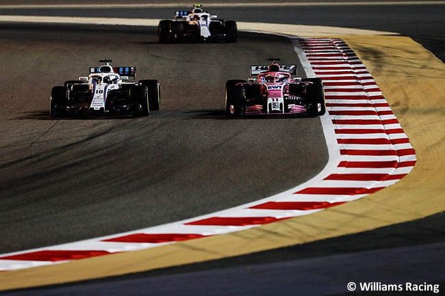 Lance Stroll - Sergey Sirotkin - Williams - GP Bahréin - Carrera - 2018