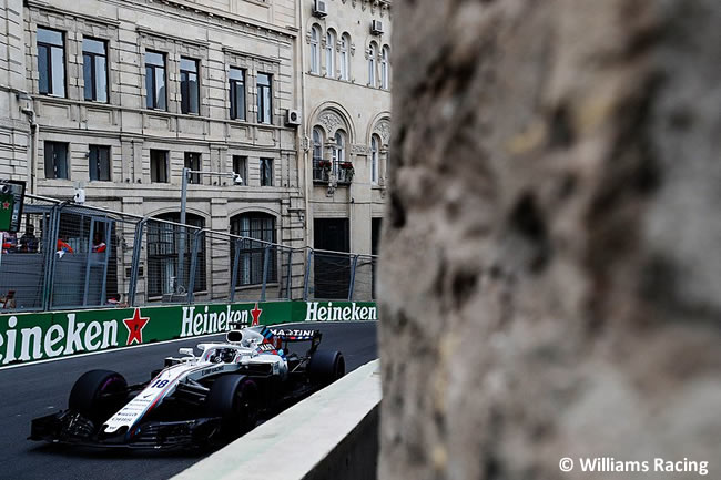 Lance Stroll - Williams - Entrenamientos GP - Azerbaiyán, Bakú 2018