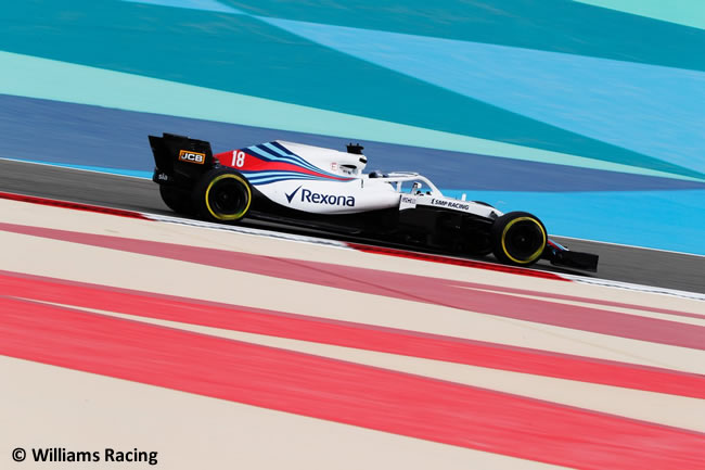 Lance Stroll - Williams - GP Bahréin - Viernes - 2018