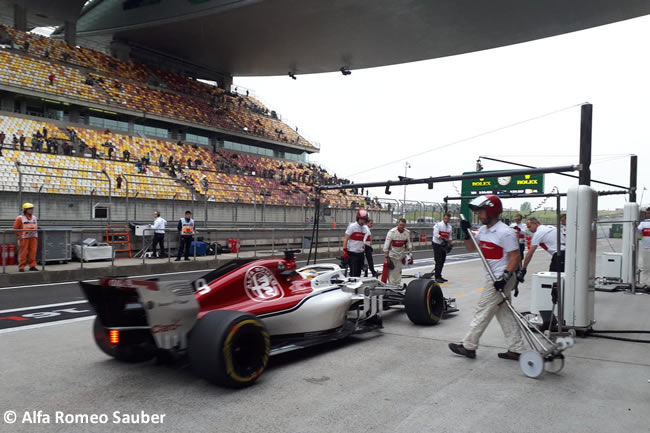 Marcus Ericsson - Sauber - GP China 2018 - Viernes