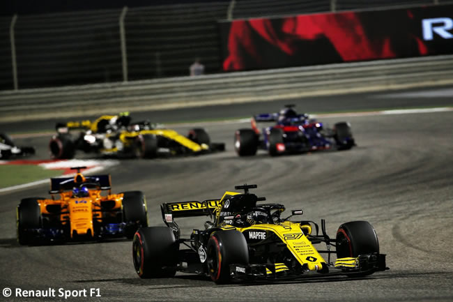 Nico Hulkenberg - Renault - GP Bahréin - Carrera - 2018