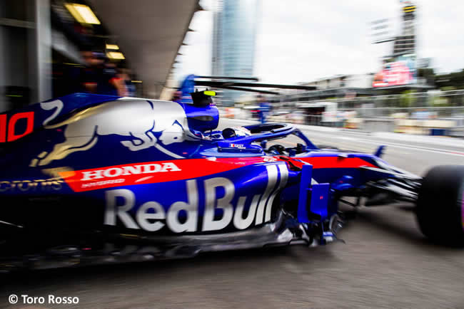 Pierre Gasly - Toro Rosso - Clasificación - GP - Azerbaiyán, Bakú 2018