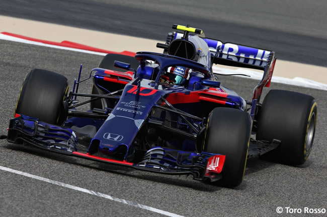 Pierre Gasly - Toro Rosso - GP Bahréin - Viernes - 2018