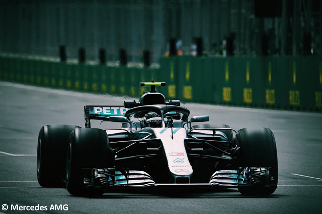 Valtteri Bottas - Mercedes AMG - Entrenamientos GP - Azerbaiyán, Bakú 2018