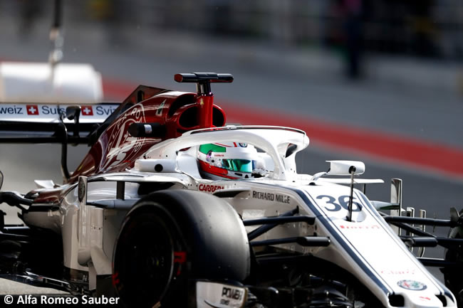 Antonio Giovinazzi - Alfa Romeo Sauber - Test Temporada 2018 - Día 1