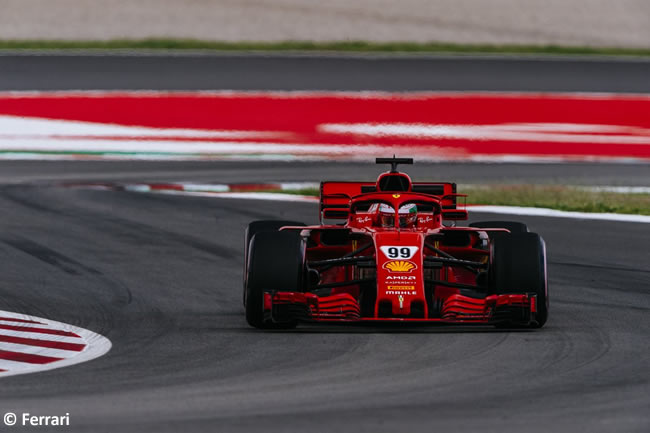 Antonio Giovinazzi - Scuderia Ferrari - Test Temporada 2018 - Día 2