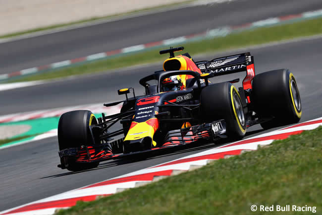 Daniel Ricciardo - Red Bull Racing - Entrenamientos - Viernes - GP - España 2018