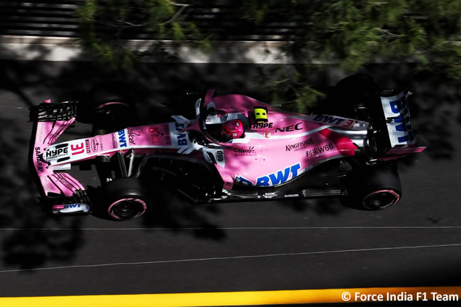 Esteban Ocon - Force India - Clasificación GP - Mónaco 2018