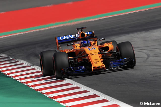 Fernando Alonso - McLaren - Entrenamientos - Viernes - GP - España 2018