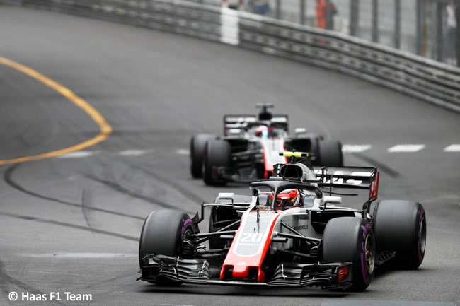 Kevin Magnussen - Haas - Carrera GP - Mónaco 2018