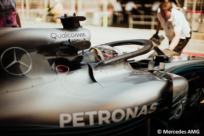 Lewis Hamilton - Mercedes - Entrenamientos - Viernes - GP - España 2018