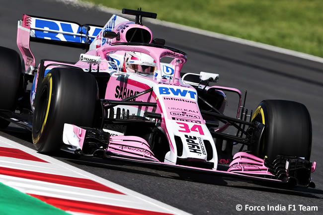 Nicholas Latifi - Force India - Test Temporada 2018 - Día 1