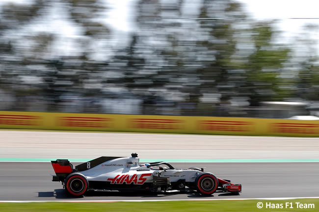 Romain Grosjean - Haas F1 - Entrenamientos - Viernes - GP - España 2018