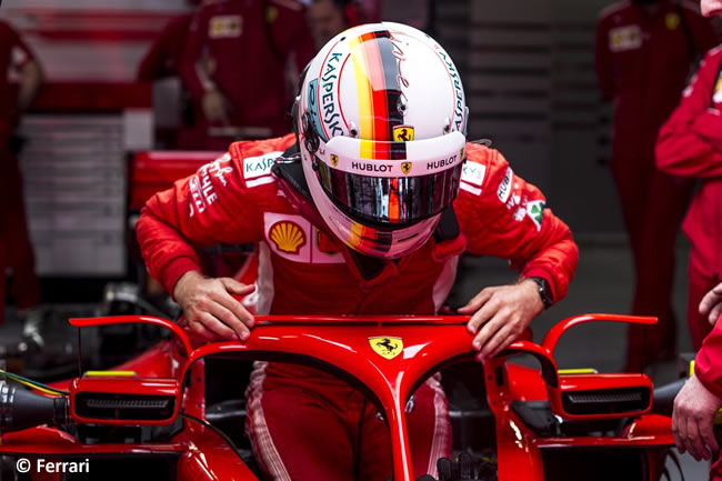 Sebastian Vettel - Scuderia Ferrari - Test Temporada 2018 - Día 1