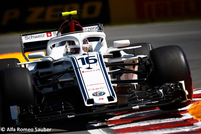 Charles Leclerc - Alfa Romeo Sauber - Entrenamientos GP - Canadá 2018