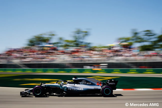 Lewis Hamilton - Mercedes AMG - Entrenamientos GP - Canadá 2018