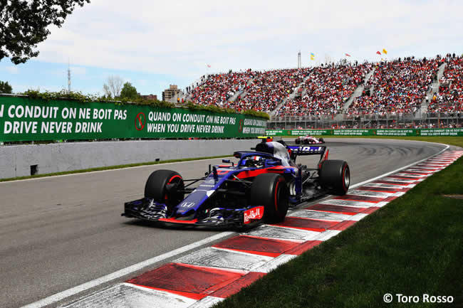 Pierre Gasly - Toro Rosso - Carrera GP - Canadá 2018