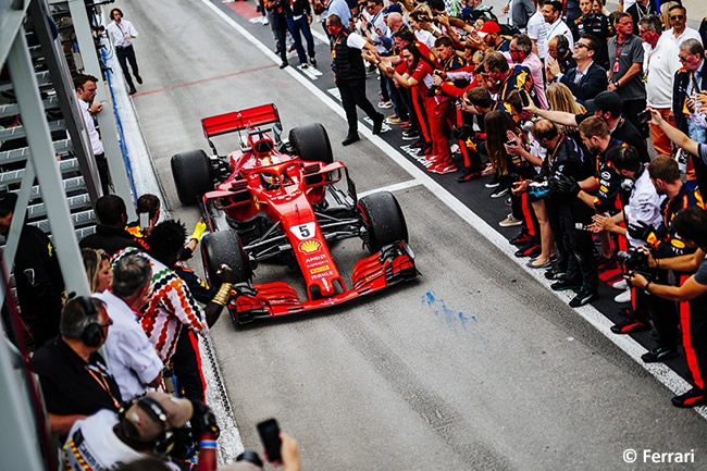 Sebastian Vettel - Scuderia Ferrari - Carrera GP - Canadá 2018