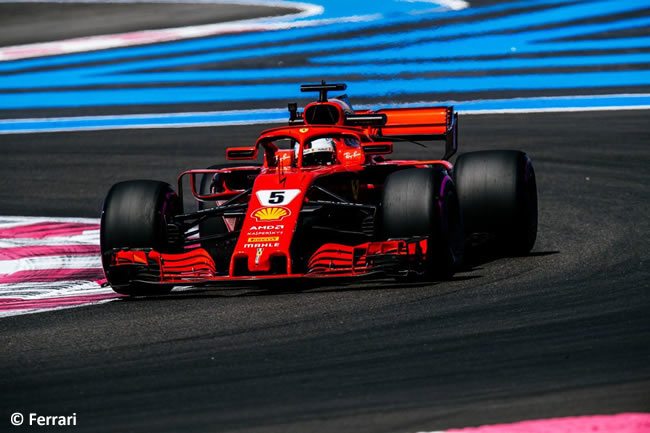 Sebastian Vettel - Scuderia Ferrari - F1 - Clasificación GP - Francia 2018