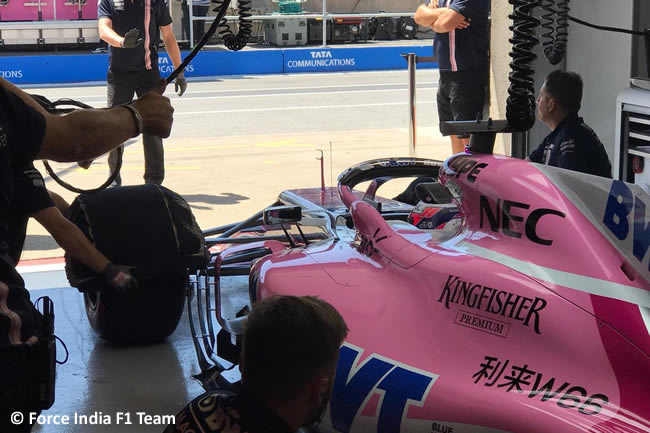 Sergio Pérez - Force India - Entrenamientos GP - Canadá 2018