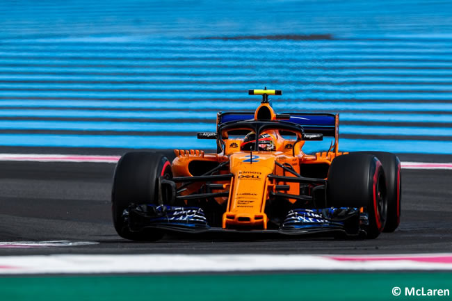 Stoffel Vandoorne- McLaren - Carrera GP - Francia 2018