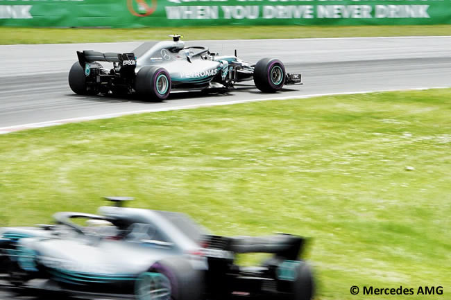 Valtteri Bottas - Lewis Hamilton - Mercedes AMG - Carrera GP - Canadá 2018