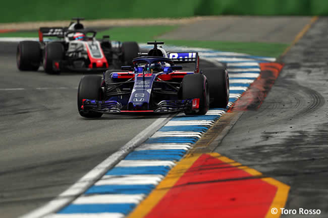 Brendon Hartley - Toro Rosso - Carrera - GP Alemania Hockenheim 2018