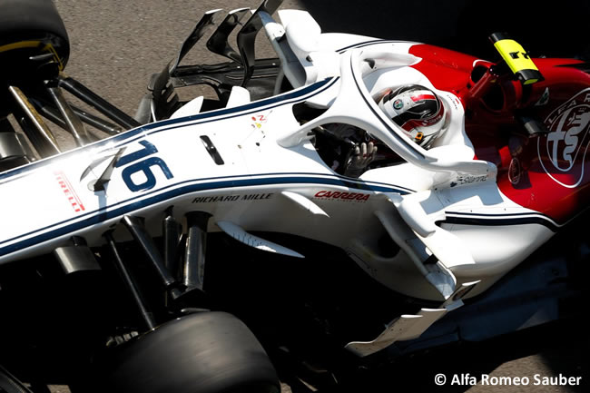 Charles Leclerc - A.R. Sauber - GP Gran Bretaña 2018 - Clasificación