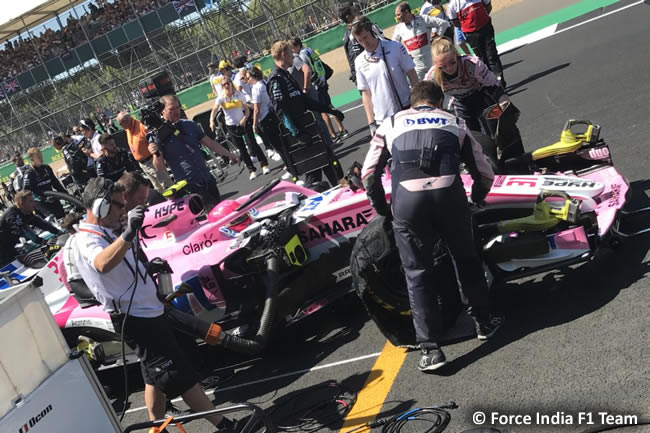 Esteban Ocon - Force India - GP Gran Bretaña 2018 - Carrera